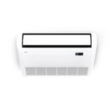 Sleek white Cooper & Hunter universal floor ceiling AC with black accents