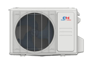 White Cooper & Hunter R410A outdoor unit with circular grille