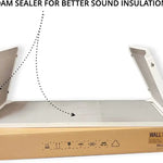 Universal PTAC Folded Metal Wall Sleeve with foam sealer for packaged terminal air units