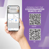 Smart Control Cooper & Hunter Ductless Mini Split Thermostat Air Conditioner