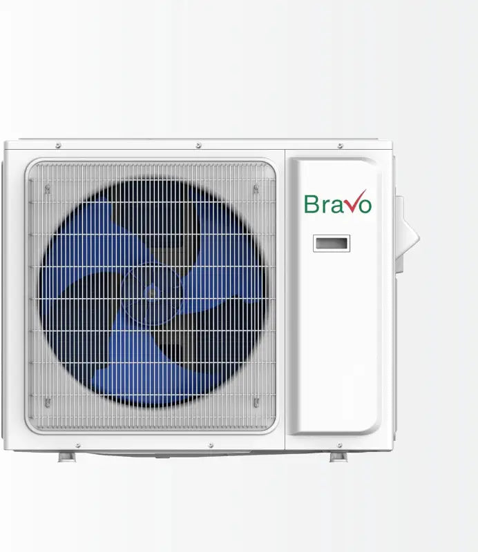 BRAVO 36,000 BTU Dual Zone 9000 + 24000 BTU Wall Mount Ductless Mini Split A/C and Heater with 16ft Installation Kits