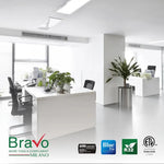 BRAVO 42,000 BTU 3 Zone 12000 + 12000 + 18000 BTU Concealed Duct Mini Split A/C and Heater with 25ft Installation Kits