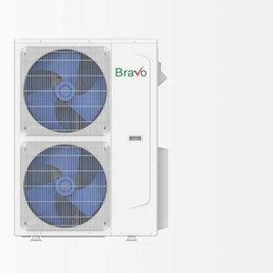 BRAVO 42,000 BTU 5 Zone 9000 + 9000 + 9000 + 9000 + 12000 BTU Wall Mount Ductless Mini Split A/C and Heater with 25ft Installation Kits