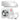 White dual zone wall mount ductless mini split AC system for 24,000 BTU cooling