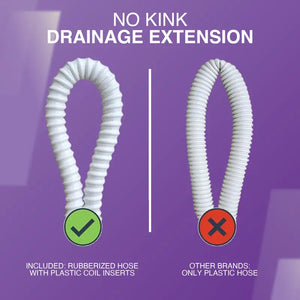 Drainage hoses for 3 Zone 24,000 BTU OLMO Sierra mini split wall mount ductless system