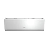 White Olmo ductless mini split wall AC, sleek 4-zone 42k BTU r454b design
