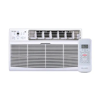 White Remote Control OLMO 8000 BTU Ductless Single Zone Mini Split Air Conditioner with R32 refrigerant 115V Inverter