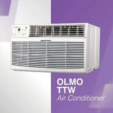 White Remote Control OLMO 8000 BTU Ductless Single Zone Indoor Unit Mini Split Air Conditioner with R32 refrigerant 115V I...