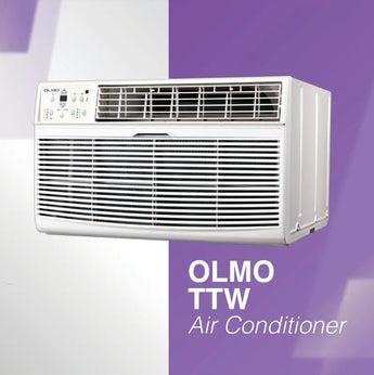 White Remote Control OLMO 8000 BTU Ductless Single Zone Indoor Unit Mini Split Air Conditioner with R32 refrigerant 115V I...