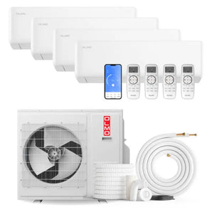 OLMO Sierra 36,000 BTU 4-Zone 9k+9k+9k+9k Wall Mount, 230V, R454B