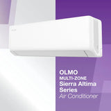 OLMO Sierra 42,000 BTU 4-Zone 9k+9k+18k+24k Wall Mount, 230V, R454B – view 3