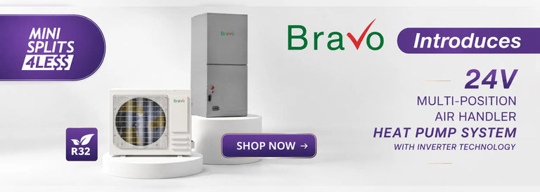 Silver bravo 24v multi-position air handler heat pump system with inverter technology