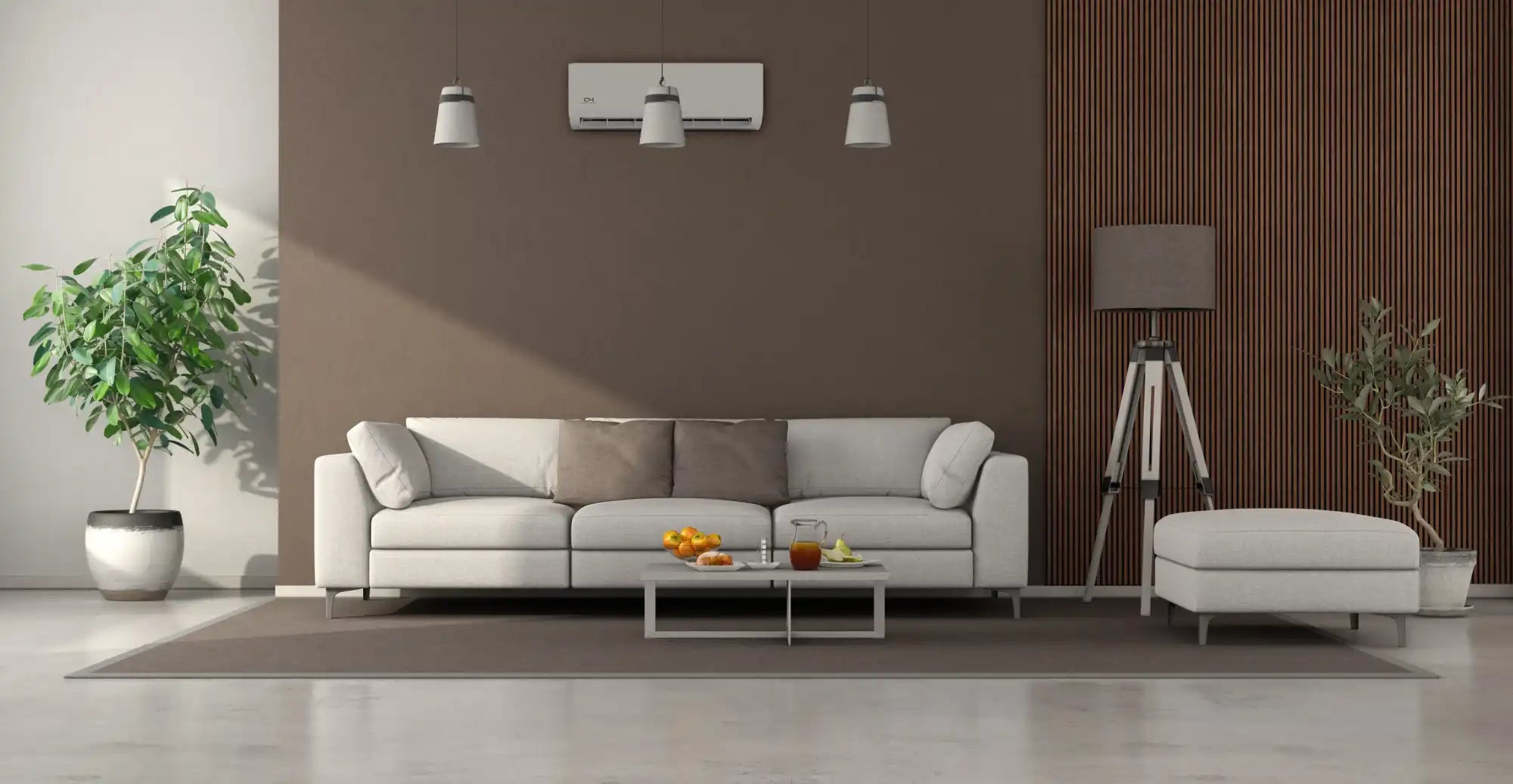 White leather sectional sofa with modern design and clean lines.